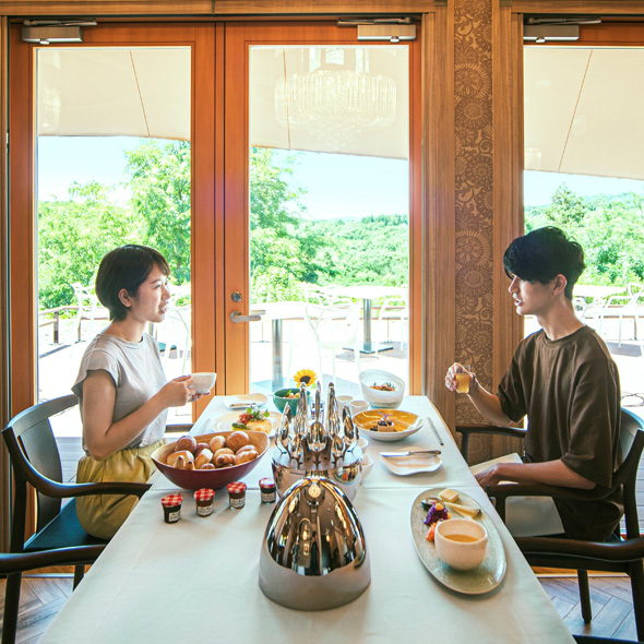 フレンチの森ラローズ朝食