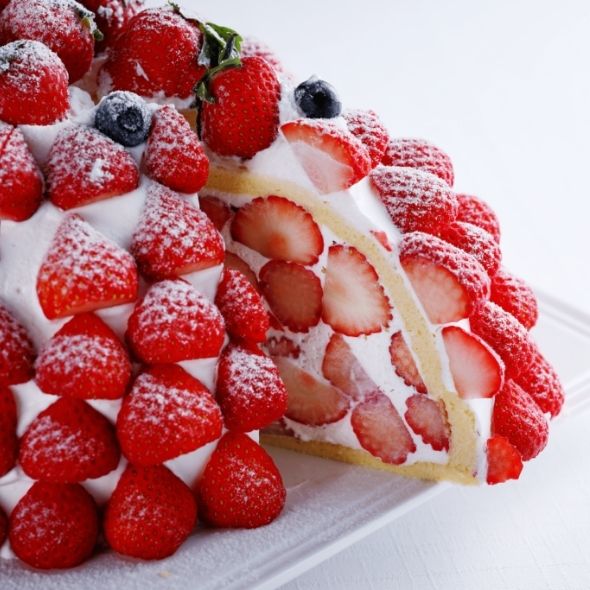 海の舎イチゴのケーキ