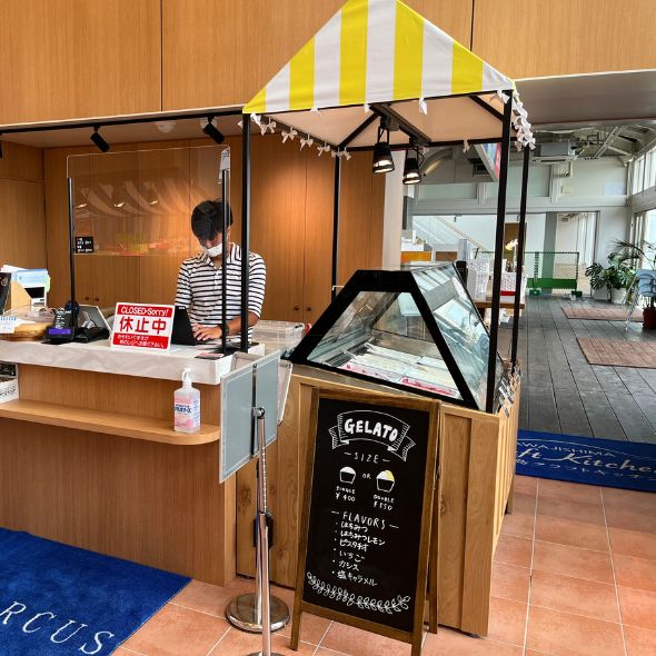 クラフトマルシェのジェラート