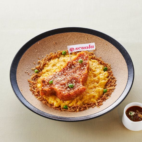 逆さオムライス